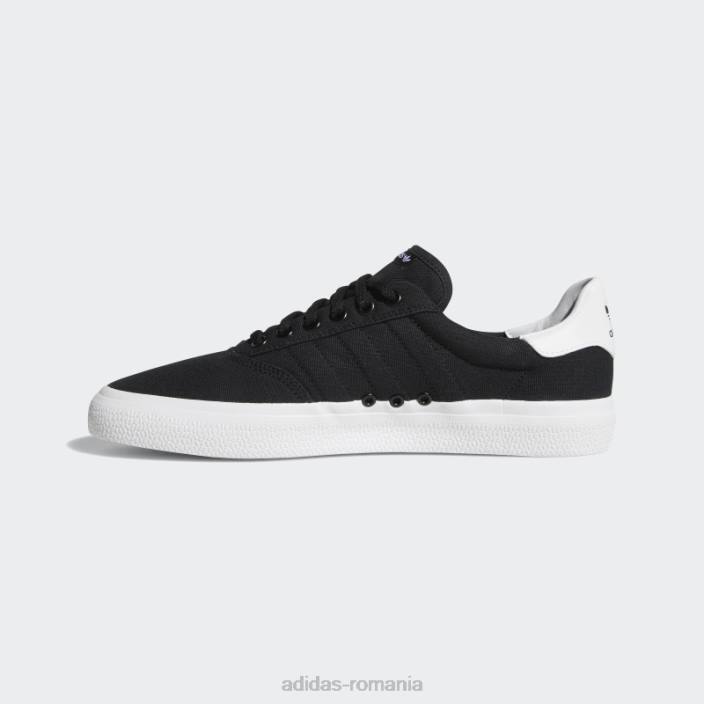 Adidas pantofi 3mc vulc albi unisex alb negru 2JBN4761