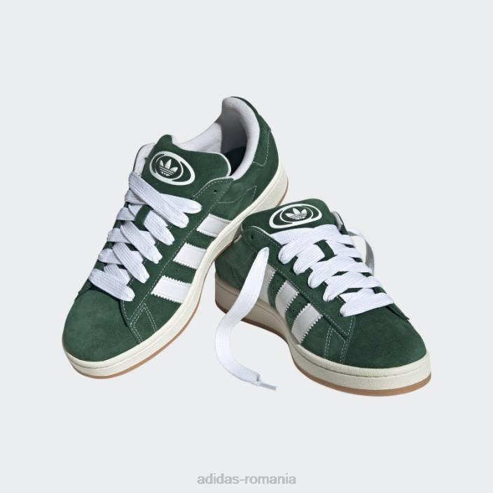 Adidas pantofi adidas campus verde închis anilor 00 unisex verde închis/alb 2JBN12801
