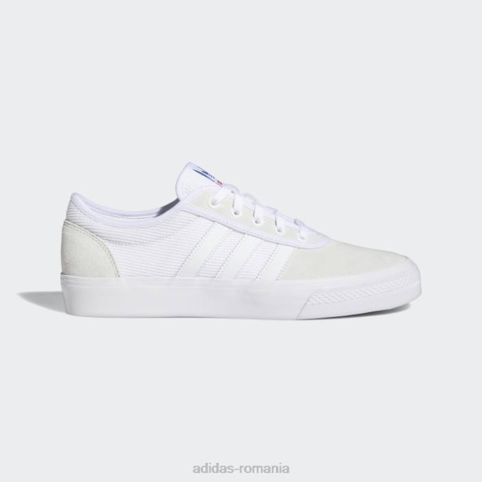 Adidas pantofi albi adiease unisex alb/gumă 2JBN4018