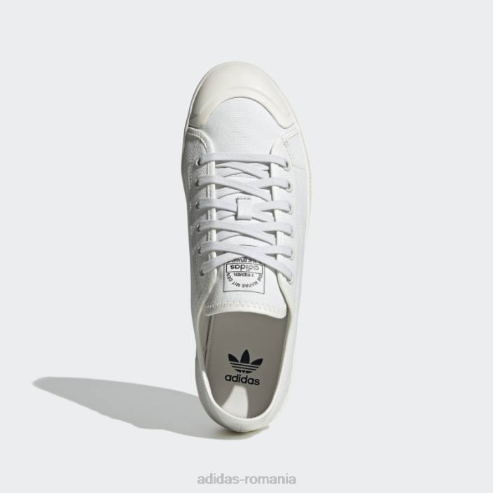 Adidas pantofi albi nizza 2 adidas unisex alb 2JBN12777