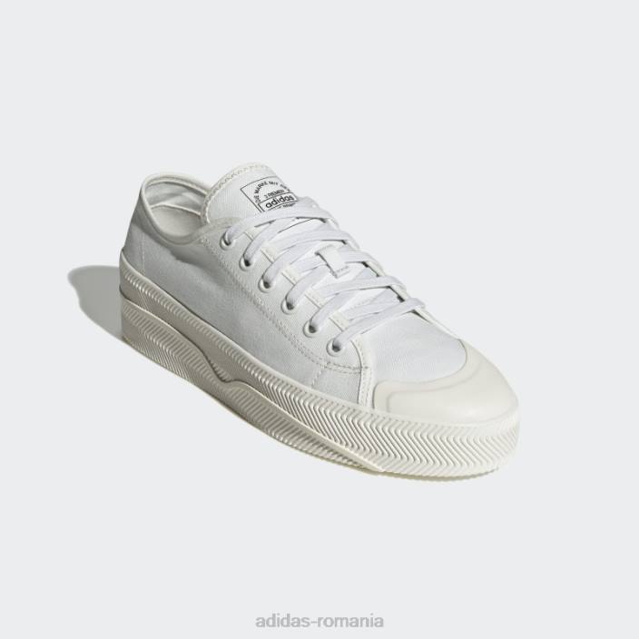 Adidas pantofi albi nizza 2 adidas unisex alb 2JBN12777