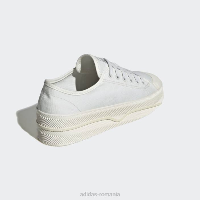 Adidas pantofi albi nizza 2 adidas unisex alb 2JBN12777