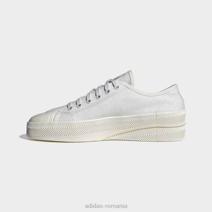 Adidas pantofi albi nizza 2 adidas unisex alb 2JBN12777