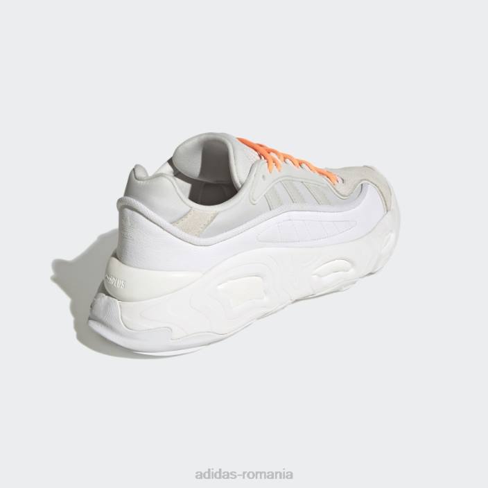 Adidas pantofi albi oznova adidas unisex alb/portocaliu fascicul 2JBN12951