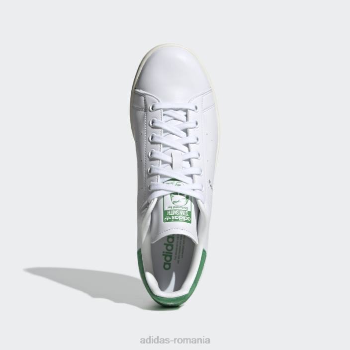 Adidas pantofi albi stan smith unisex alb/verde 2JBN16345
