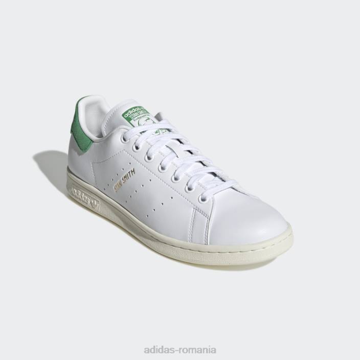 Adidas pantofi albi stan smith unisex alb/verde 2JBN16345