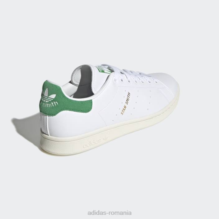 Adidas pantofi albi stan smith unisex alb/verde 2JBN16345