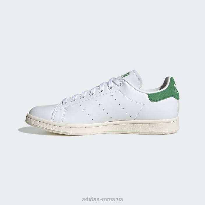 Adidas pantofi albi stan smith unisex alb/verde 2JBN16345