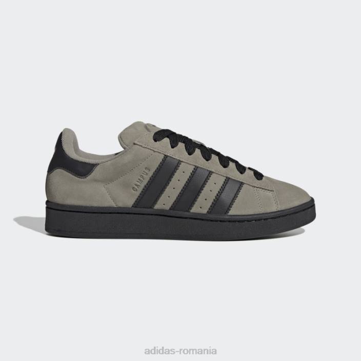 Adidas pantofi campus anii 00 pietriș argintiu unisex pietriș argintiu/negru 2JBN12746