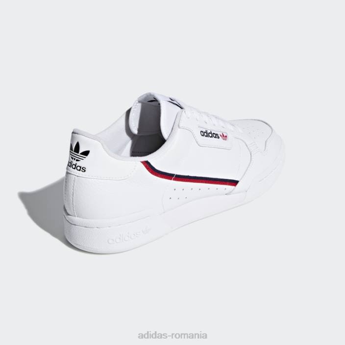 Adidas pantofi continental 80 bleumarin unisex alb/stacojiu/marin 2JBN6