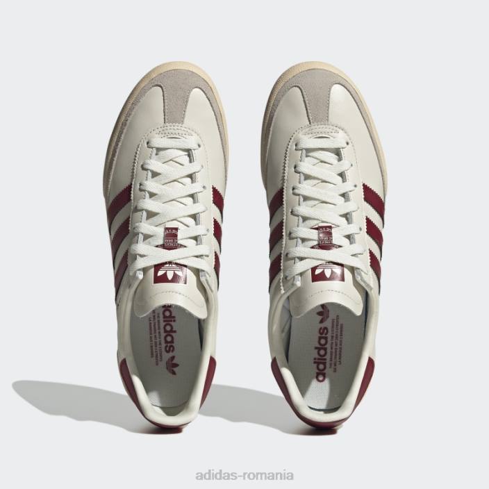 Adidas pantofi de blugi albi unisex alb/nisip/visiniu 2JBN12803