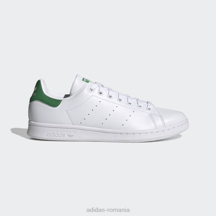 Adidas pantofi de moda stan smith verzi unisex alb/verde 2JBN3847