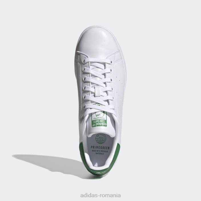 Adidas pantofi de moda stan smith verzi unisex alb/verde 2JBN3847