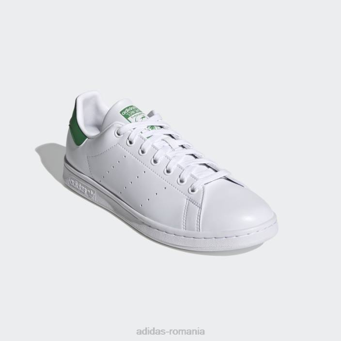 Adidas pantofi de moda stan smith verzi unisex alb/verde 2JBN3847