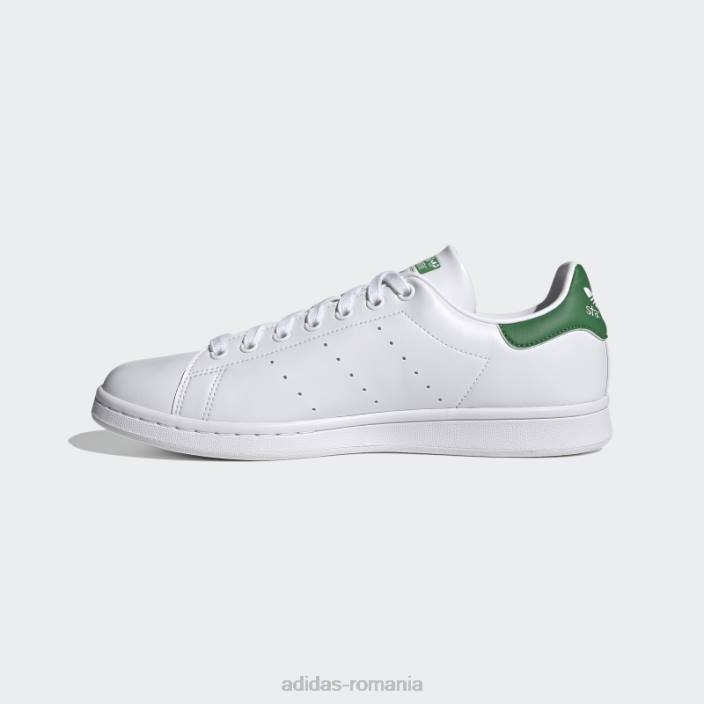 Adidas pantofi de moda stan smith verzi unisex alb/verde 2JBN3847