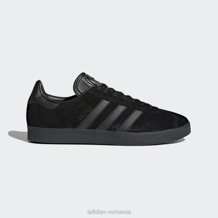 Adidas pantofi gazel negri unisex negru 2JBN4364
