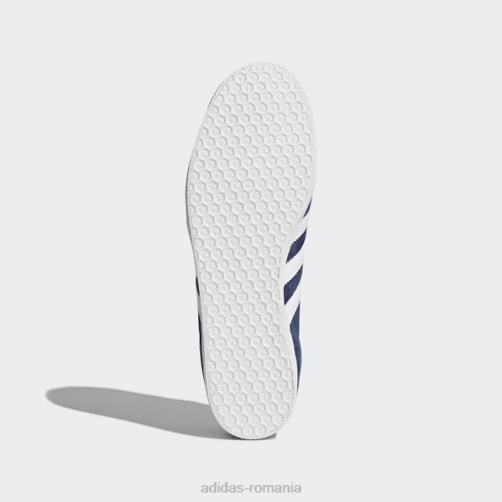 Adidas pantofi gazele bleumarin unisex bleumarin/alb/auriu metalic 2JBN3851