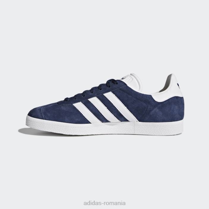 Adidas pantofi gazele bleumarin unisex bleumarin/alb/auriu metalic 2JBN3851