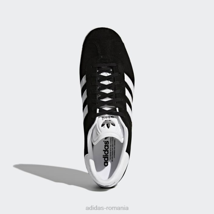 Adidas pantofi gazelle gold metalic unisex negru/alb/auriu metalic 2JBN3881