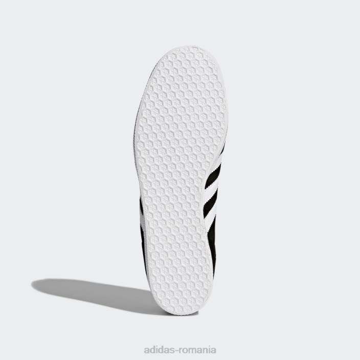Adidas pantofi gazelle gold metalic unisex negru/alb/auriu metalic 2JBN3881