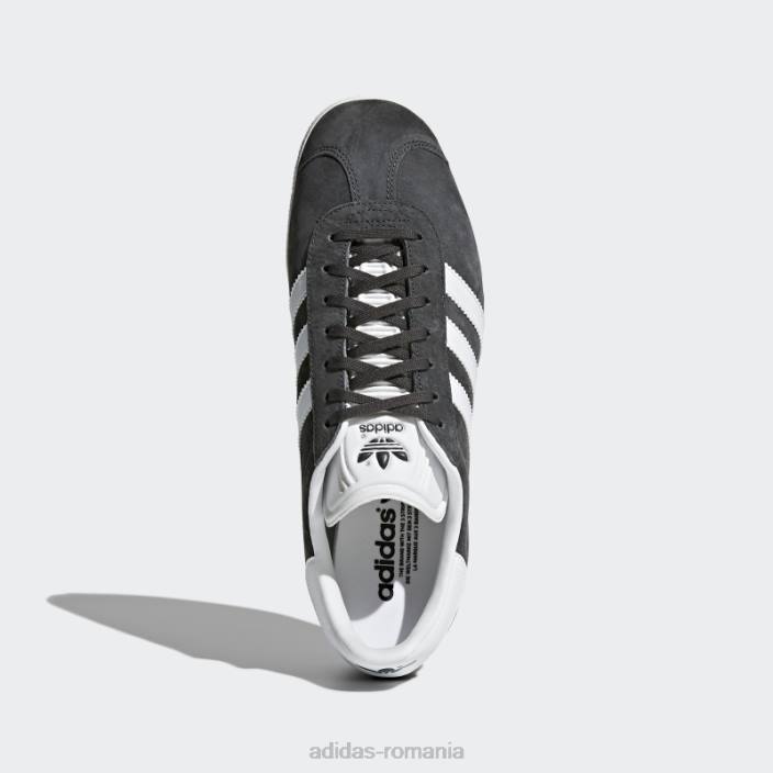 Adidas pantofi gazelle gri adidas unisex gri/alb/auriu metalic 2JBN4707