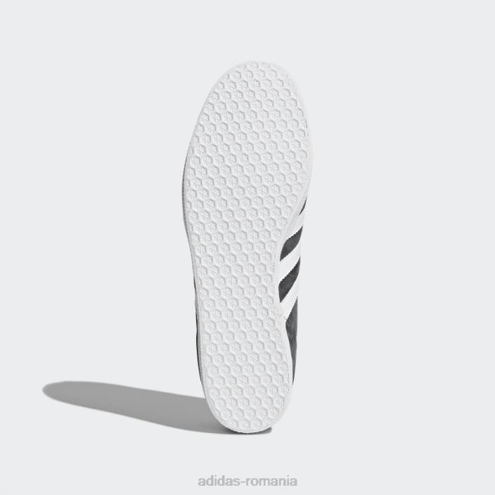Adidas pantofi gazelle gri adidas unisex gri/alb/auriu metalic 2JBN4707
