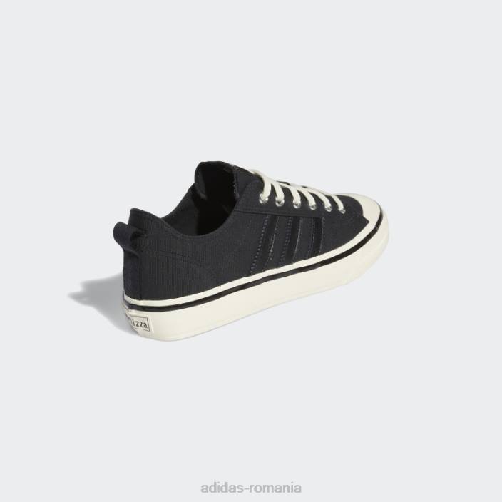 Adidas pantofi gum nizza rf 74 unisex negru/alb/gumă 2JBN12495