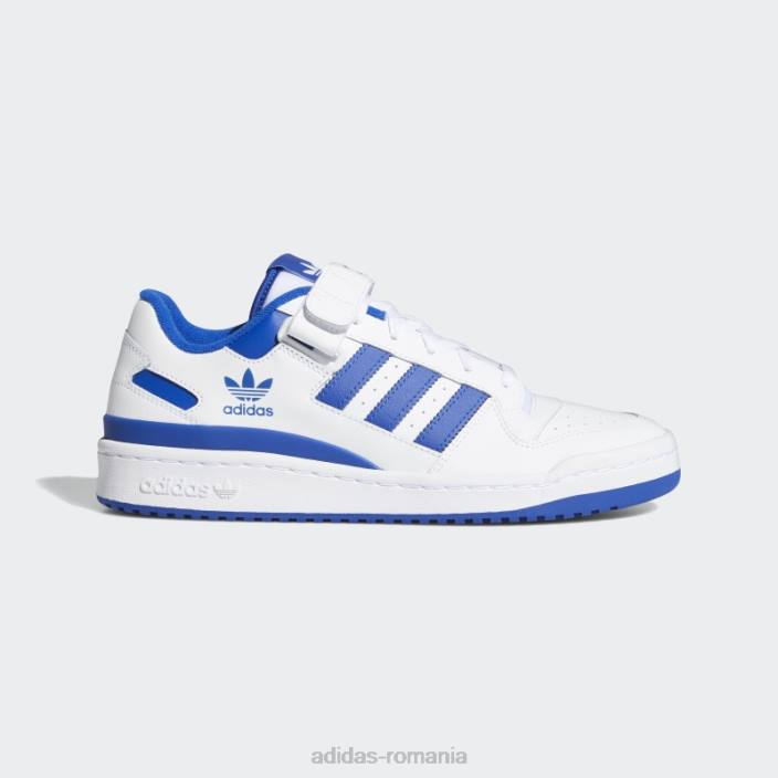 Adidas pantofi joase forum albastru regal unisex alb/albastru regal 2JBN3836