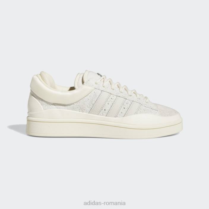 Adidas pantofi lejeri albi bad bunny campus unisex alb/aluminiu 2JBN287