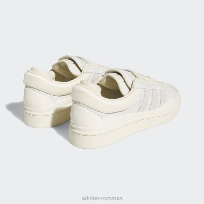 Adidas pantofi lejeri albi bad bunny campus unisex alb/aluminiu 2JBN287