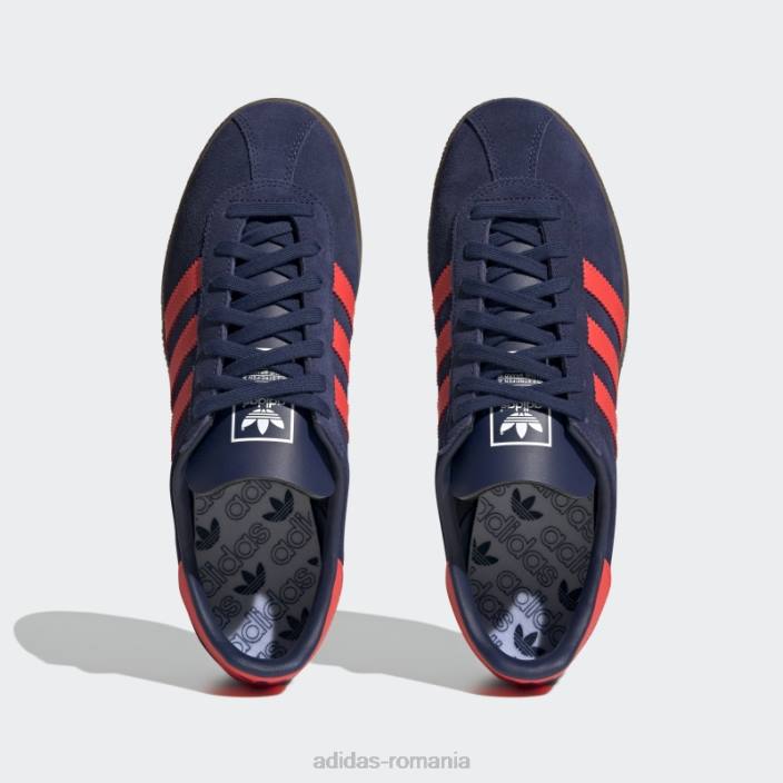Adidas pantofi munchen albastru închis adidas unisex albastru închis/roșu/gumă 2JBN12183
