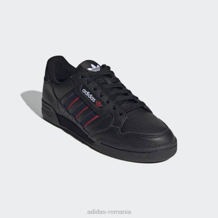 Adidas pantofi negri continental 80 dungi adidas unisex negru/marinier/rosu 2JBN12849