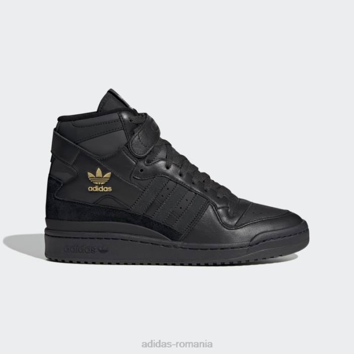 Adidas pantofi negri forum 84 înalți unisex negru/carbon/gri 2JBN12737