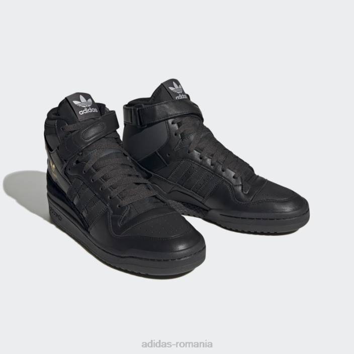 Adidas pantofi negri forum 84 înalți unisex negru/carbon/gri 2JBN12737