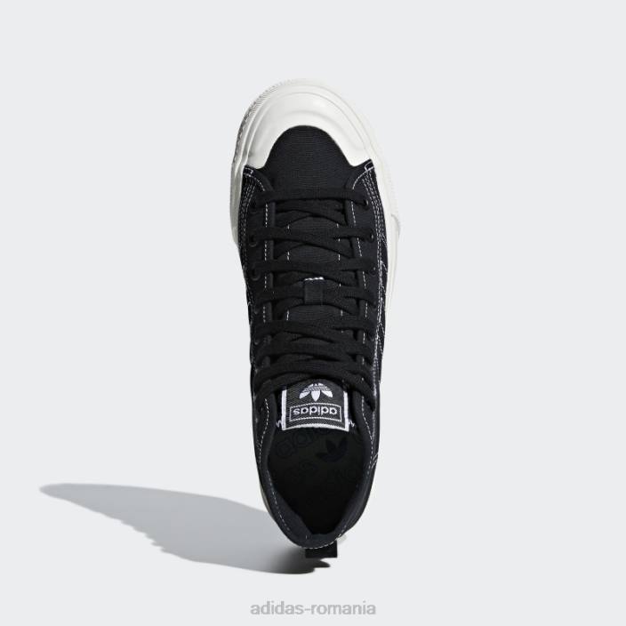 Adidas pantofi negri nizza rf hi unisex alb negru 2JBN154