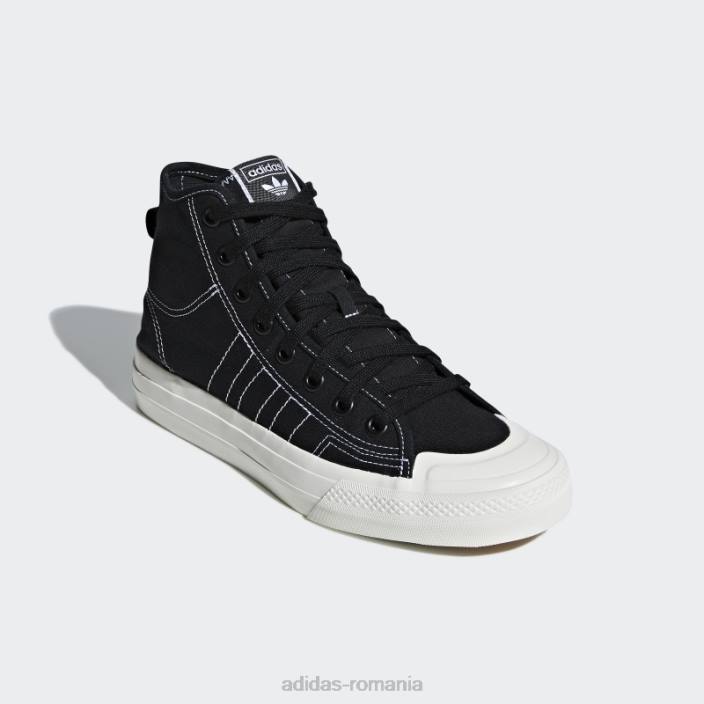 Adidas pantofi negri nizza rf hi unisex alb negru 2JBN154