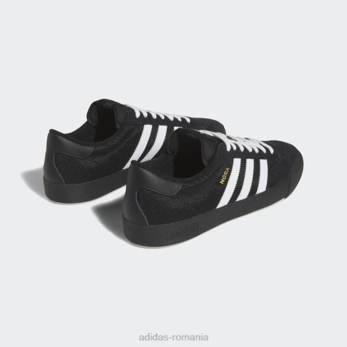Adidas pantofi negri nora unisex negru/alb/auriu metalic 2JBN4145