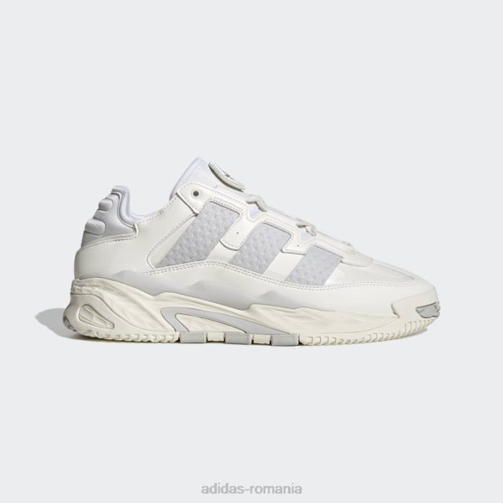 Adidas pantofi niteball gri unisex alb/gri 2JBN12546