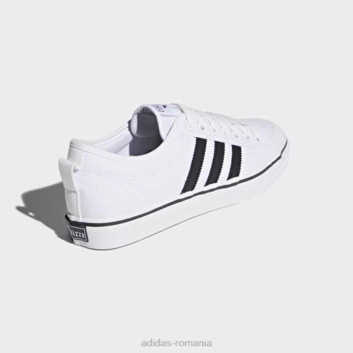 Adidas pantofi nizza negru elegant unisex alb negru 2JBN4335