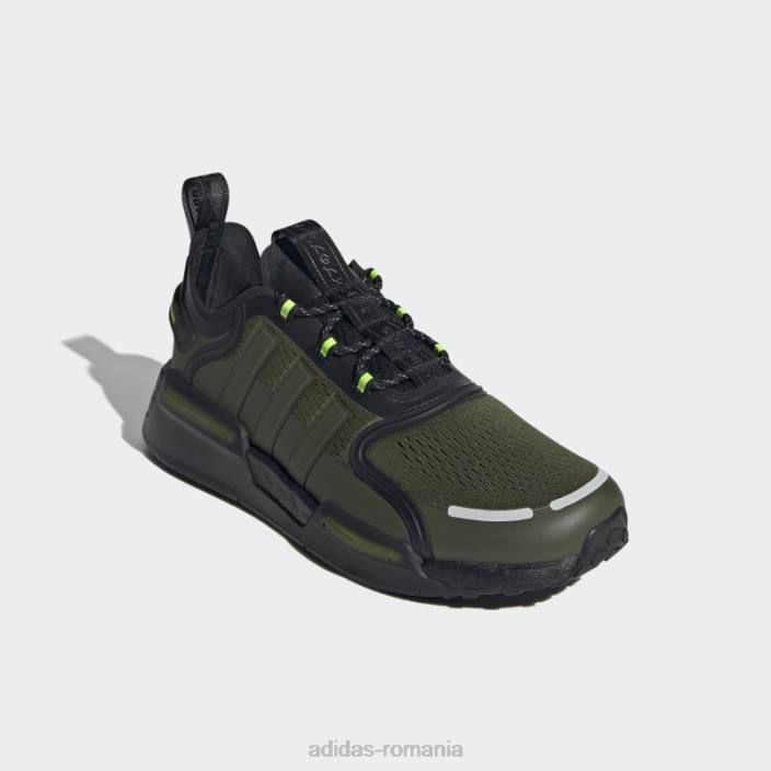 Adidas pantofi nmd-v3 adidas olive unisex măsliniu/negru 2JBN12864