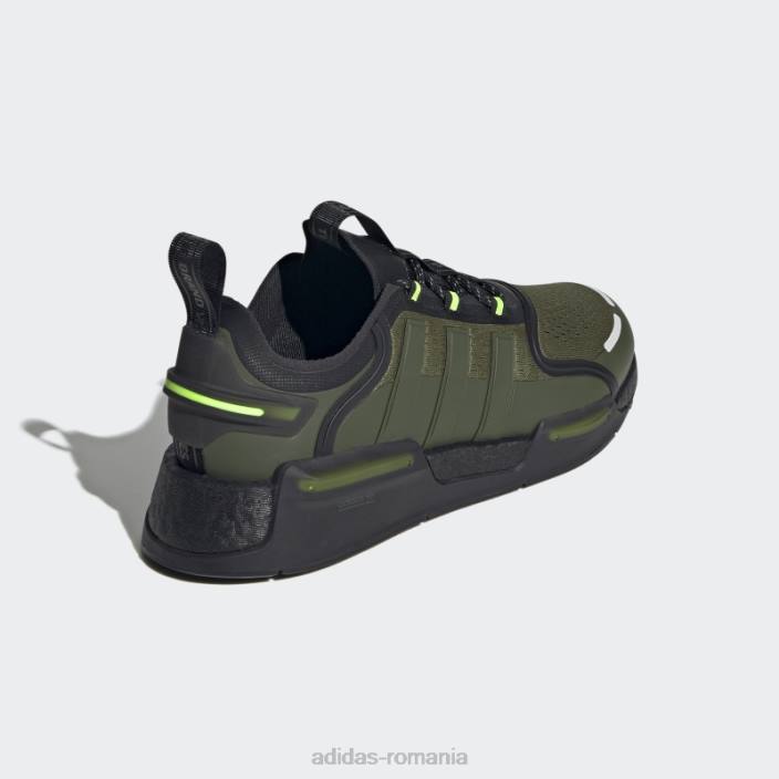 Adidas pantofi nmd-v3 adidas olive unisex măsliniu/negru 2JBN12864