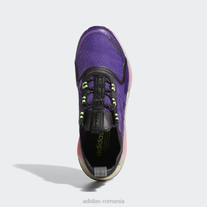 Adidas pantofi nmd-v3 violet adidas unisex violet/negru/verde 2JBN12984
