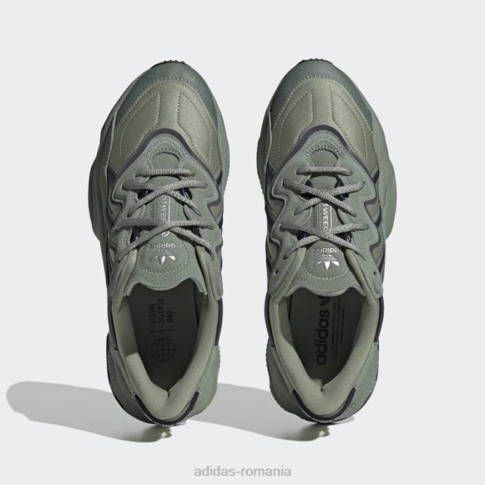Adidas pantofi ozweego verde argintiu adidas unisex verde argintiu/negru albastru 2JBN12252