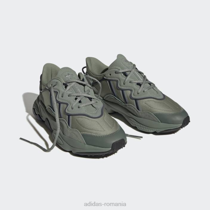 Adidas pantofi ozweego verde argintiu adidas unisex verde argintiu/negru albastru 2JBN12252