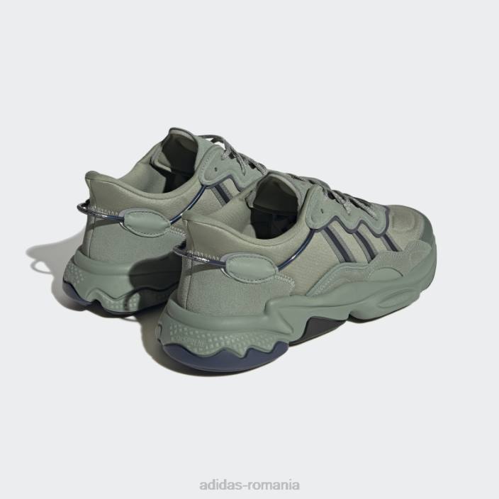 Adidas pantofi ozweego verde argintiu adidas unisex verde argintiu/negru albastru 2JBN12252