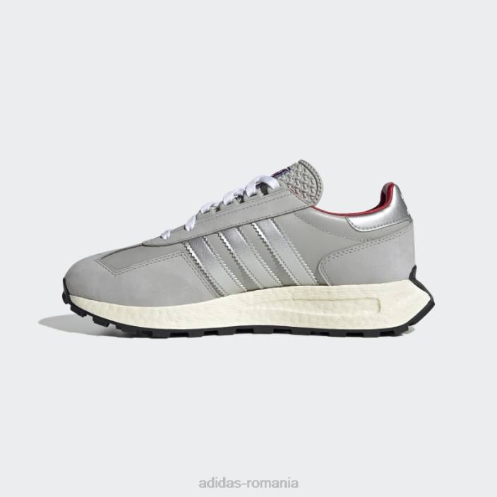 Adidas pantofi retropy e5 gri unisex gri/argintiu/stacojiu 2JBN12608