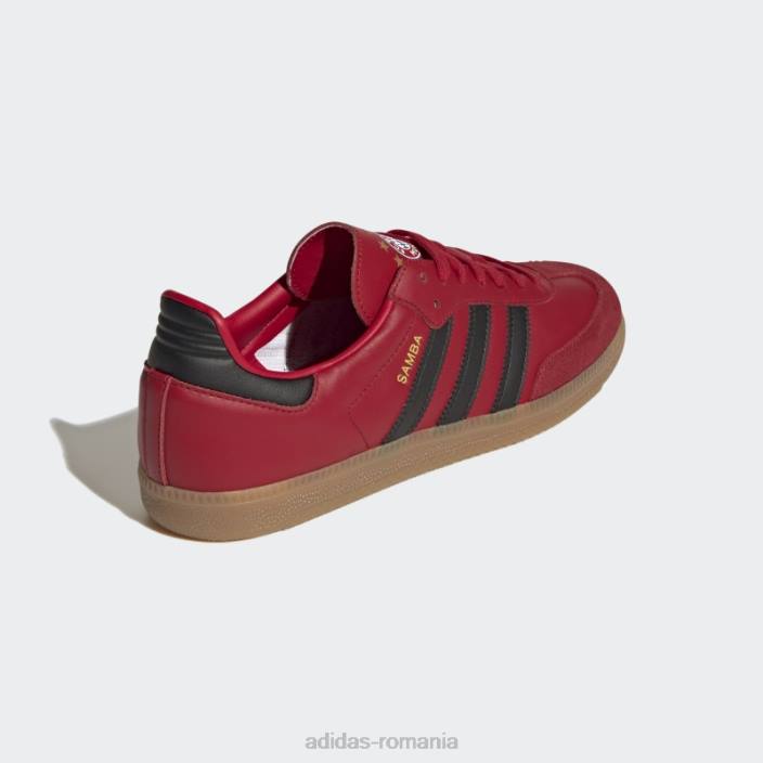 Adidas pantofi samba fc bayern roșii unisex roșu/negru/gumă 2JBN12469