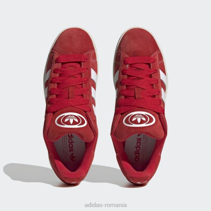 Adidas pantofi stacojii anilor 00 campus unisex stacojiu/alb 2JBN12809