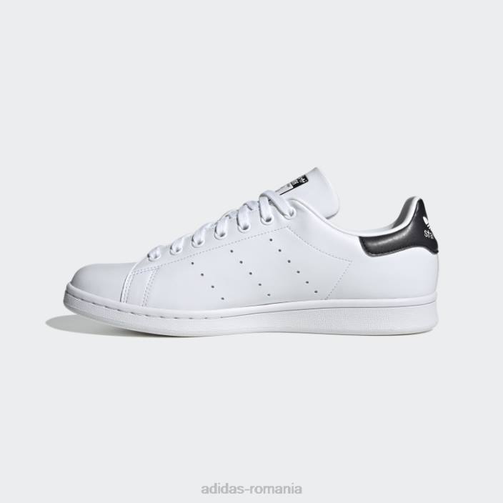 Adidas pantofi stan smith alb/negru elegant unisex alb negru 2JBN12267