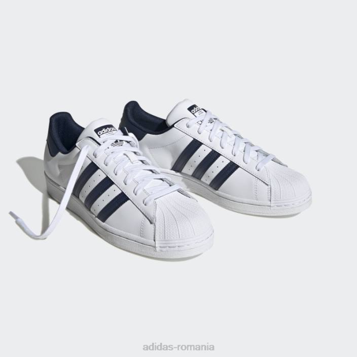 Adidas pantofi superstar albi ftwr unisex alb/bleumarin/ftwr alb 2JBN12245